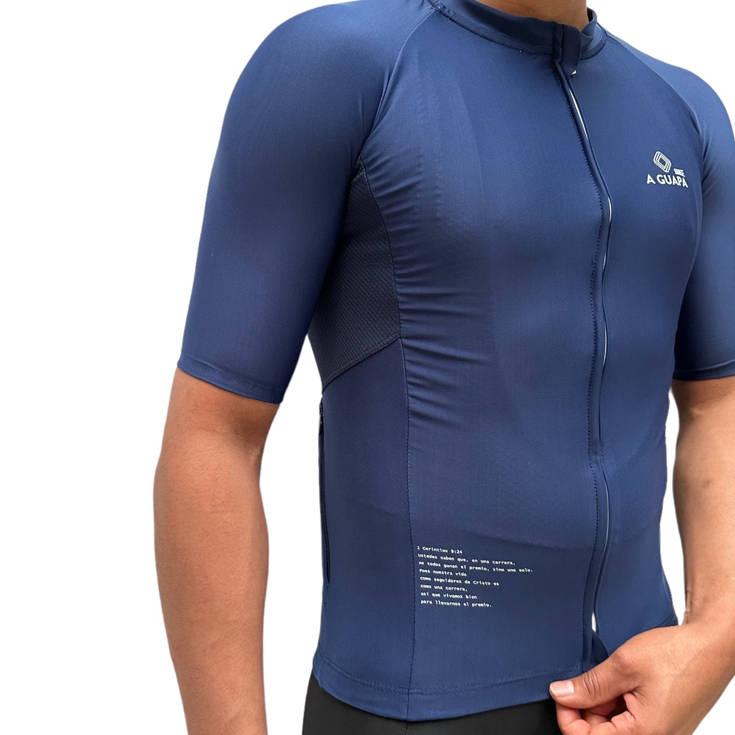 Jersey de Ciclismo Hombre Azul Oscuro - Línea Pro Lite
