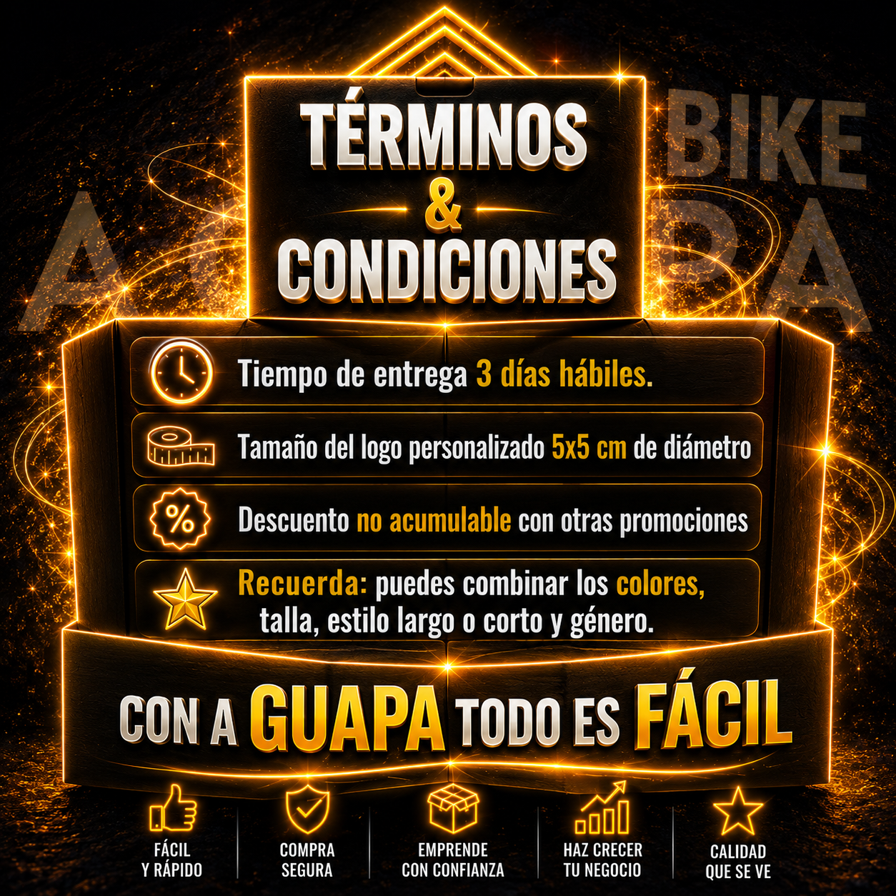 Caja Emprendedora AGB - Ropa de Ciclismo al por Mayor (Marca Propia o Reventa)