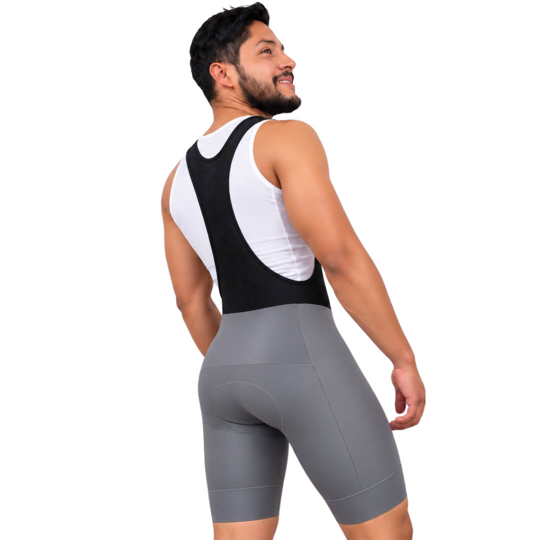 Licra Corta de Ciclismo Hombre Gris - Línea Pro (Nuevo)