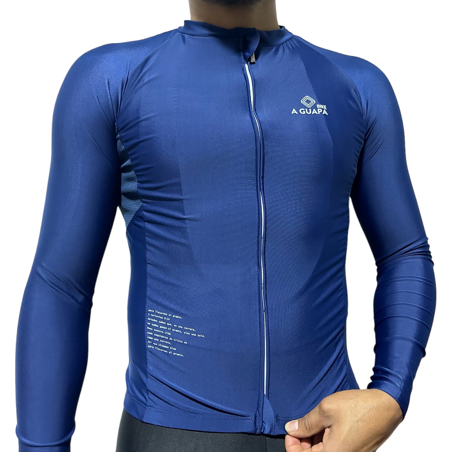 Jersey de Ciclismo Hombre Azul Oscuro - Línea Pro Lite